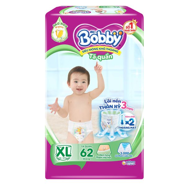 ZZ Bỉm Bobby quần size XL (62 miếng)