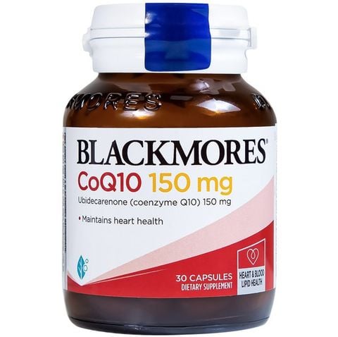 Viên uống Blackmores CoQ10 150mg hỗ trợ chống oxy hóa và duy trì sức khỏe tim (30 viên)