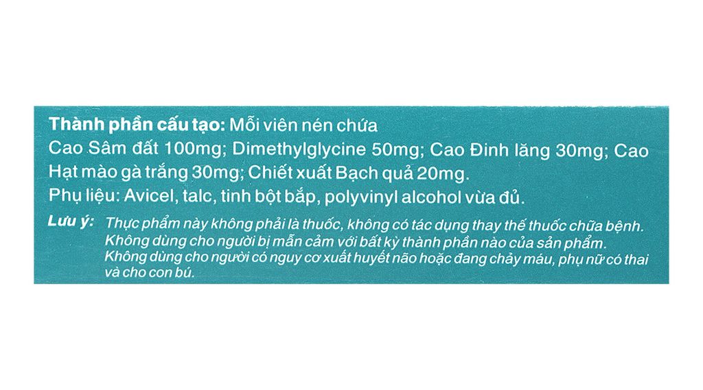Bổ não Á Âu giúp tuần hoàn mạch máu não hộp 20 viên