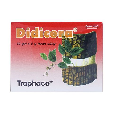 Thuốc Didicera Traphaco hỗ trợ trừ phong thấp, bổ khí huyết, bổ can thận (10 gói x 5g)