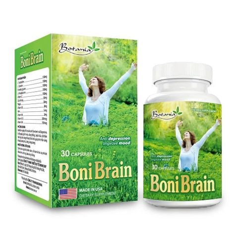 Boni Brain - Giúp giảm lo âu, căng thẳng và cải thiện giấc ngủ