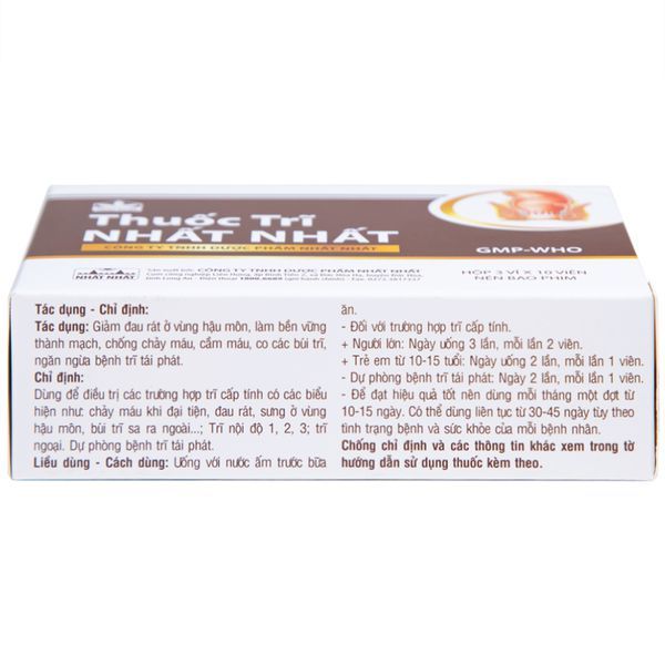 THUỐC TRĨ NHẤT NHẤT