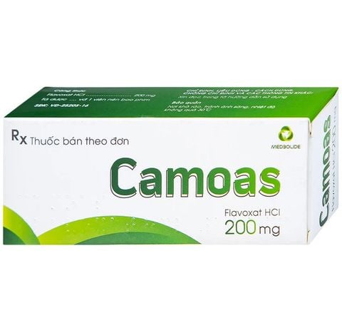 Thuốc Camoas 200mg Medisun giảm triệu chứng khó tiểu, tiểu gấp, tiểu đêm (3 vỉ x 10 viên)