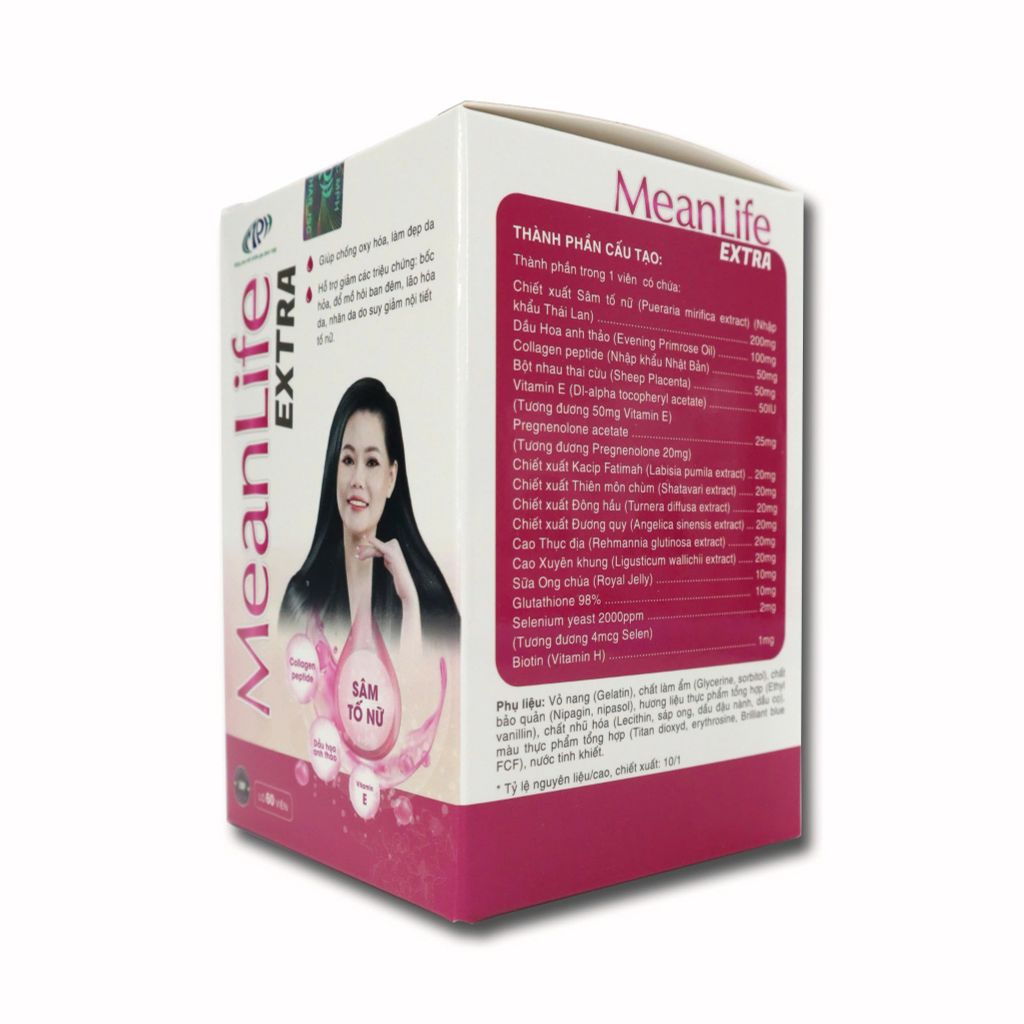 Viên uống cân bằng nội tiết tố nữ Meanlife Extra (Lọ 60 viên)