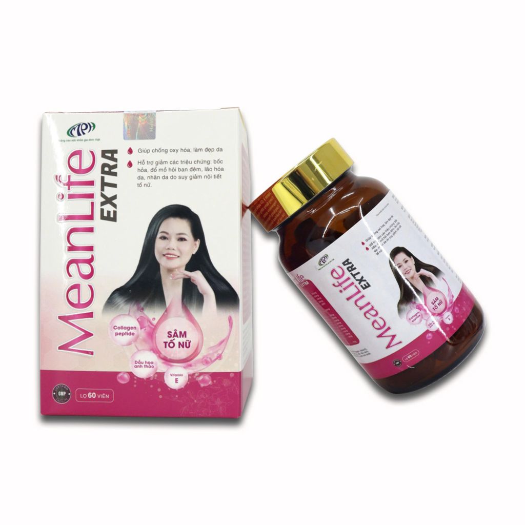 Viên uống cân bằng nội tiết tố nữ Meanlife Extra (Lọ 60 viên)
