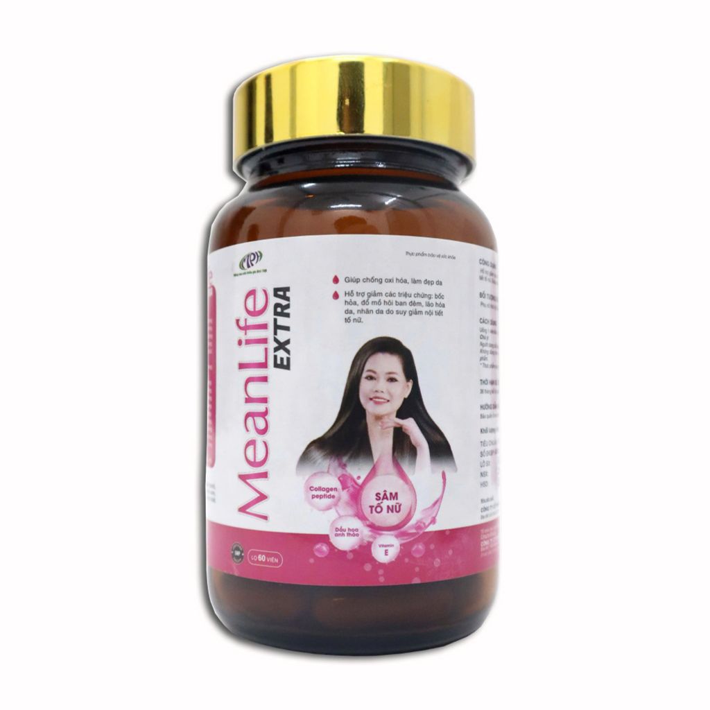Viên uống cân bằng nội tiết tố nữ Meanlife Extra (Lọ 60 viên)