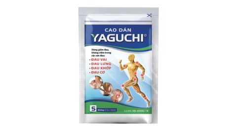 Cao dán Yaguchi giảm đau, kháng viêm cơ xương gói 5 miếng