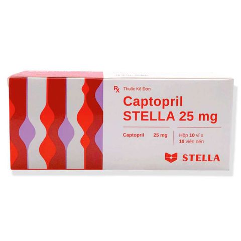 Captopril (Stada) - Stella (10*10) WĐB