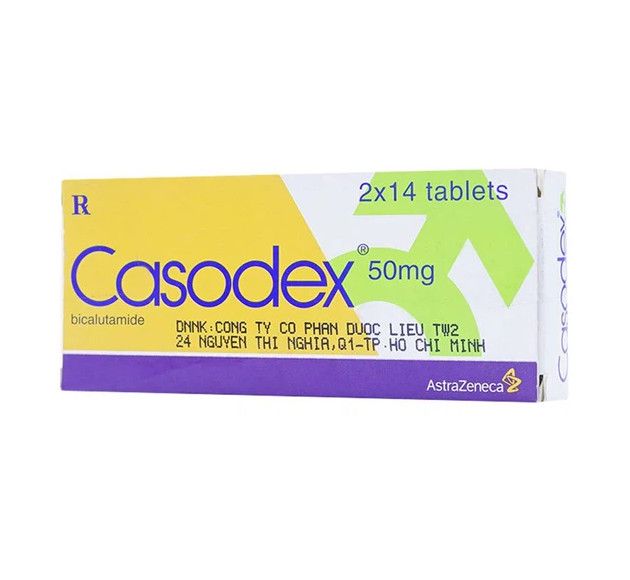 Thuốc Casodex 50mg AstraZeneca điều trị ung thư tiền liệt tuyến tiến triển (28 viên)