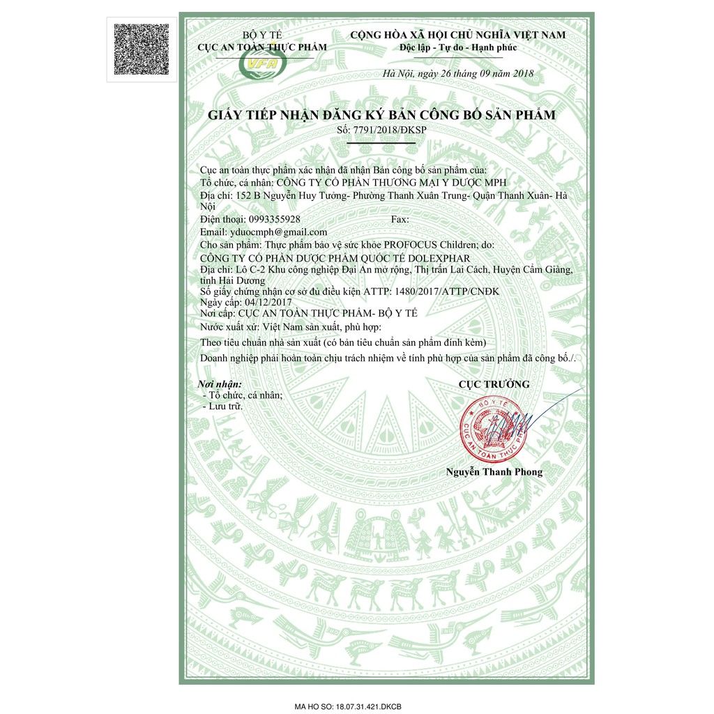 Vitamin tổng hợp cho bé ProFocus Children -  bổ sung đầy đủ dưỡng chất cho bé phát triển toàn diện 100ml