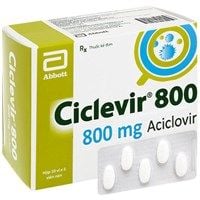 Ciclevir 800mg (10*5)- 6.500đ/ viên