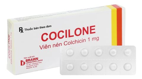 Colchicin Ấn (10h bé *10 viên)- (Bán lẻ) active WĐB