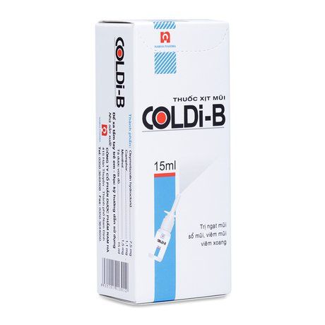 Coldi-B (Xịt) - Nghẹt mũi, viêm mũi, viêm xoang.