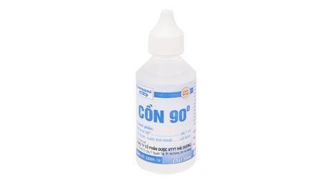 Cồn 90 độ HDpharma sát trùng dụng cụ y tế, vết thương chai 50ml