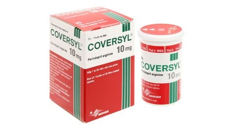 Coversyl 10mg lọ 30 viên - trị tăng huyết áp, mạch vành hộp 30 viên