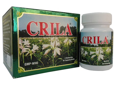 Crila (lọ 40viên) -  hỗ trợ điều trị u xơ tử cung (4 chai x 40 viên)