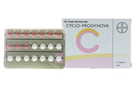 Cyclo - Progynova trị thiếu estrogen do mãn kinh (1 vỉ x 21 viên)