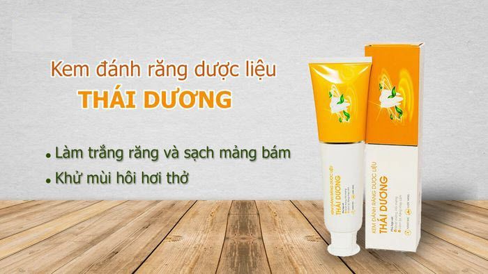 KEM ĐÁNH RĂNG DƯỢC LIỆU THÁI DƯƠNG – TUÝP 150Gr