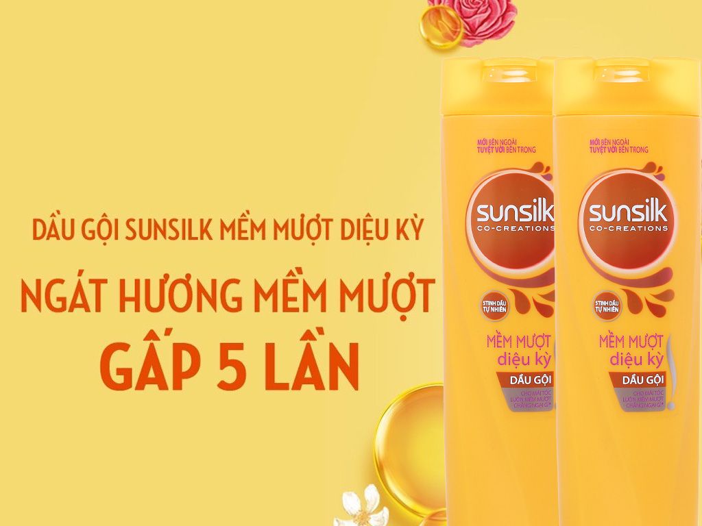 ZZ dầu gội Sunsilk mềm mượt diệu kỳ 320g (311ml)