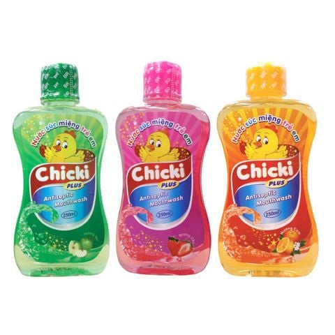 ZZ Súc miệng Chicki 250ml vị cam