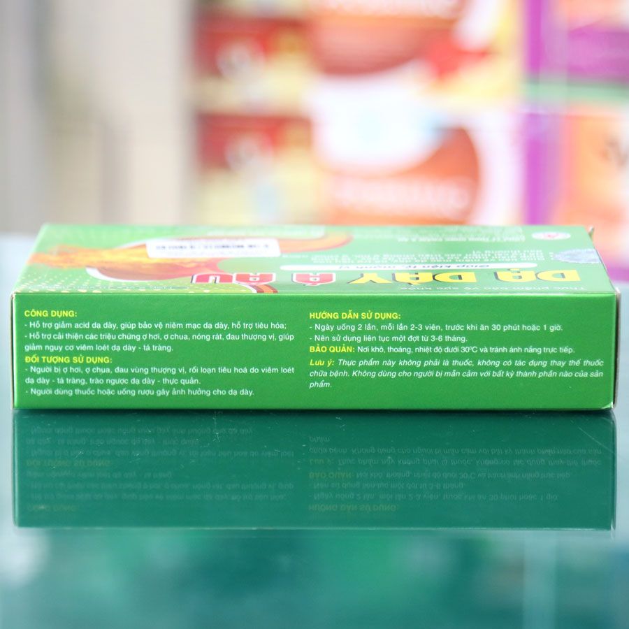 Dạ Dày Á Âu, hỗ trợ làm giảm acid dạ dày, giúp bảo vệ niêm mạc dạ dày