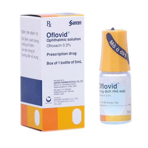 Thuốc nhỏ mắt Oflovid Saten điều trị viêm kết mạc, lẹo mắt, viêm mi mắt (5ml)