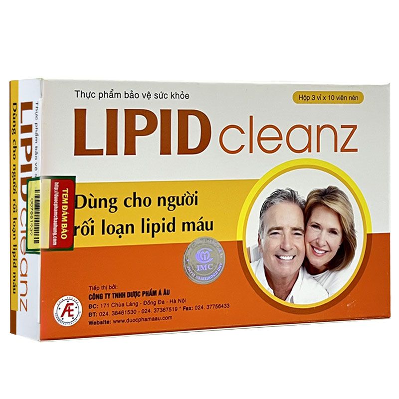 Lipid Cleanz - Hộ trợ giảm cholesterol máu, hỗ trợ giảm nguy cơ xơ vữa động mạch