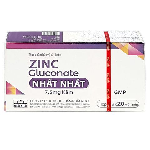 ZINC GLUCONATE NHẤT NHẤT