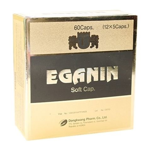 Viên Uống Bổ Gan Eganin Plus (12 vỉ x 5 viên) - Hỗ trợ giải độc và bảo vệ gan, Giúp tăng cường chức năng gan