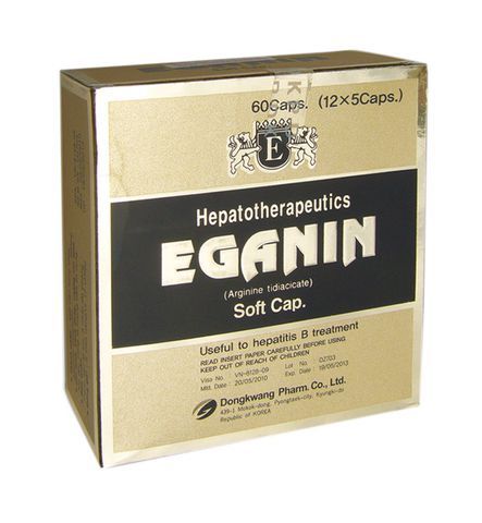 Viên Uống Bổ Gan Eganin Plus (12 vỉ x 5 viên) - Hỗ trợ giải độc và bảo vệ gan, Giúp tăng cường chức năng gan