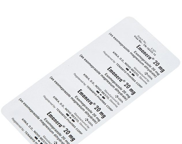 Thuốc Emanera 20mg KRKA điều trị trào ngược dạ dày thực quản (4 vỉ x 7 viên)