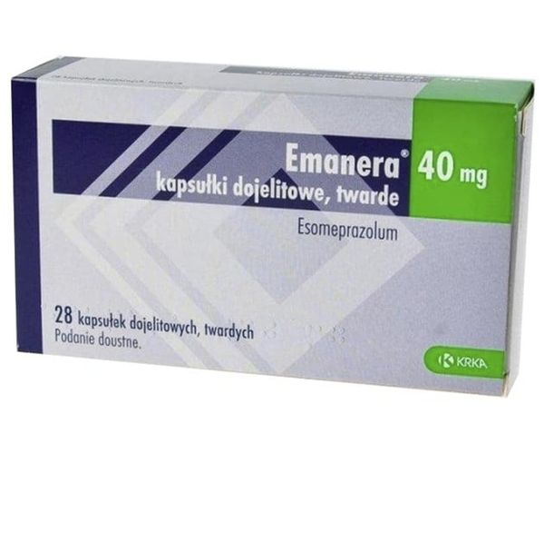 Thuốc Emanera 40mg KRKA điều trị trào ngược dạ dày thực quản (4 vỉ x 7 viên)