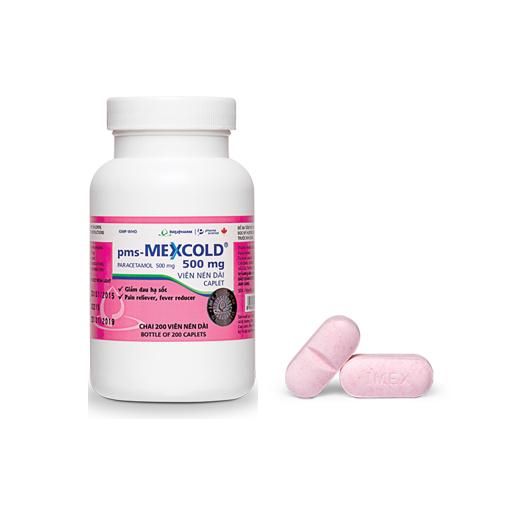 Mexcold 500mg ( lọ 200 viên)