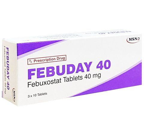 Thuốc Febuday 40mg MSN điều trị chứng tăng acid uric huyết (3 vỉ x 10 viên)