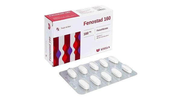 Fenostad 160 trị rối loạn lipid máu (3 vỉ x 10 viên)
