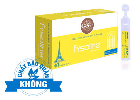 Fysoline 5ml (40 ống)- Vệ Sinh Mắt Mũi Cho Bé (20 Ống X 5Ml)