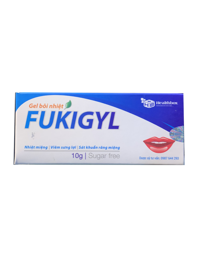 Gel bôi nhiệt miệng Fukigyl tuýp 10g