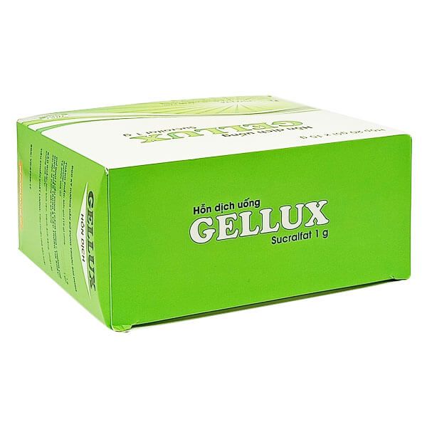 Thuốc trị loét dạ dày, tá tràng Gellux (20 gói/hộp)