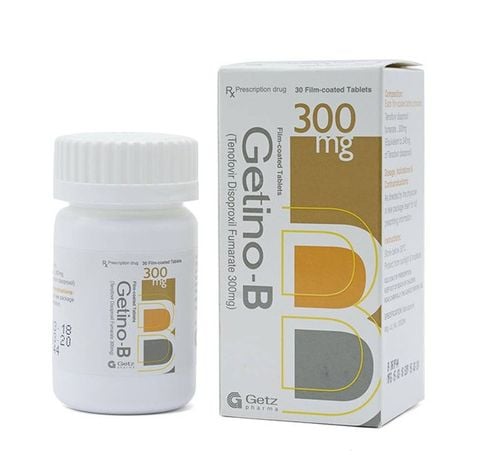 Thuốc Getino-B 300mg Getz kiểm soát nhiễm HIV, điều trị viêm gan B mạn tính (30 viên)