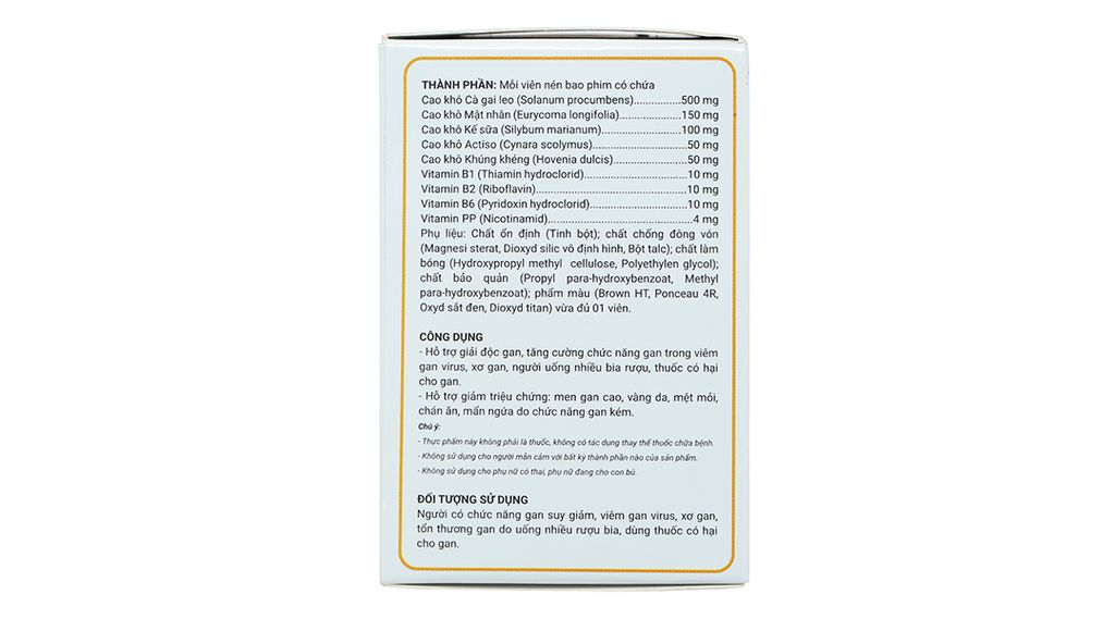 Giải độc gan Tuệ Linh Plus hỗ trợ tăng cường chức năng gan hộp 60 viên