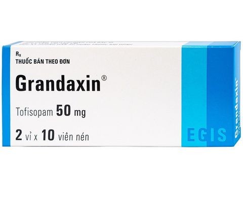 Thuốc Grandaxin 50mg Egis điều trị bệnh tâm thần (2 vỉ x 10 viên)