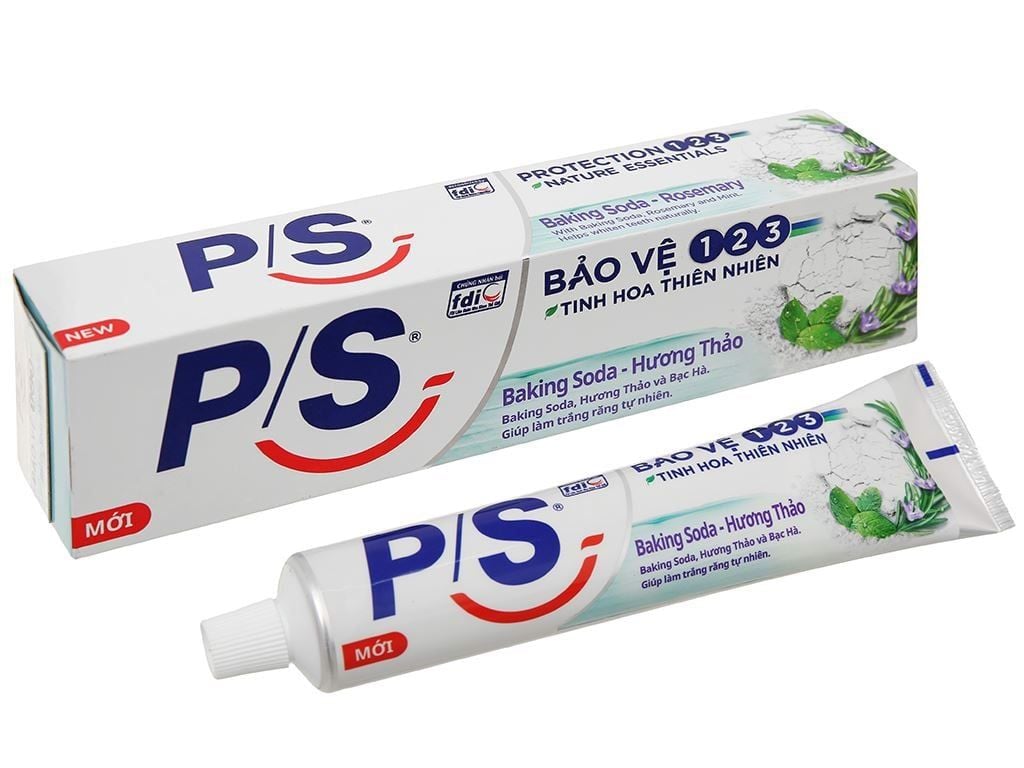 ZZ Kem đánh răng P/S bảo vệ 123 hương thảo 180g