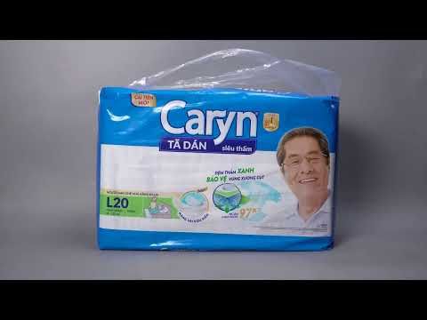 Bỉm Caryn dán size M (20 miếng)