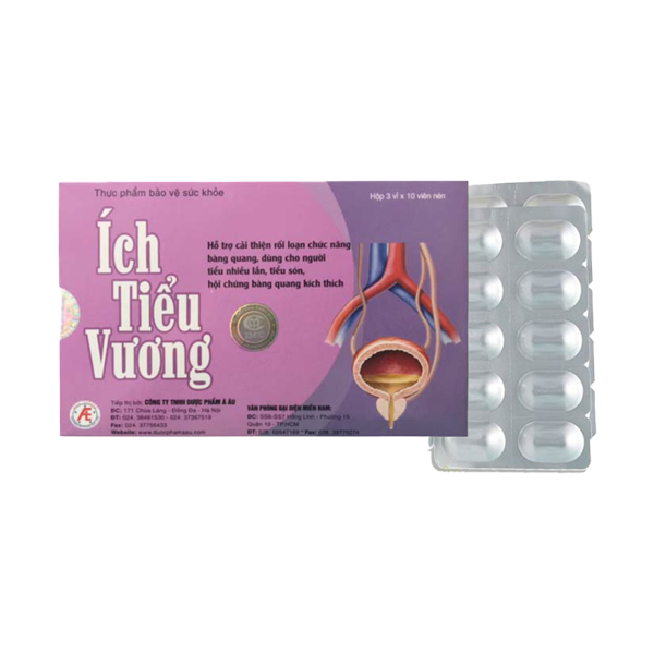 ÍCH TIỂU VƯƠNG (HỘP 20 VIÊN) - HỖ TRỢ CẢI THIỆN TIỂU ĐÊM, TIỂU SÓN