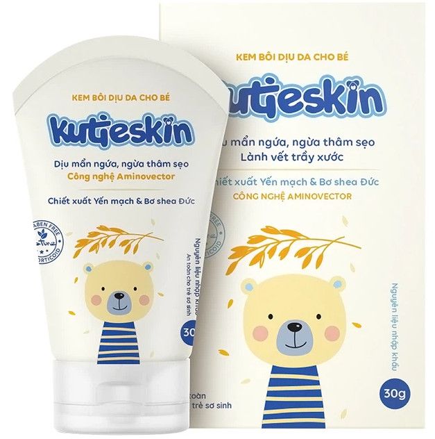 Kem bôi dịu da cho bé Kutieskin giảm mẩn ngứa, ngừa thâm sẹo (30g)