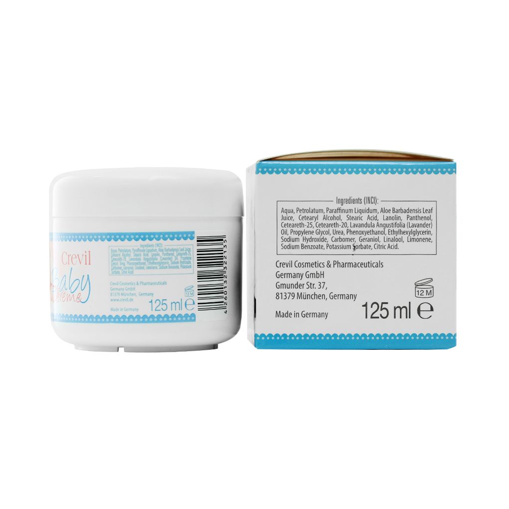 Kem chống hăm, chống nẻ, bảo vệ da trẻ em Crevil Baby Cream 125ml