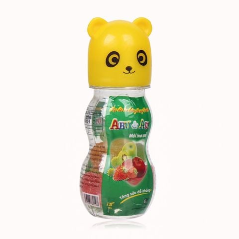 Kẹo dẻo Abu And Adi Bibica mùi hoa quả bổ sung vitamin, tăng sức đề kháng (15 viên)