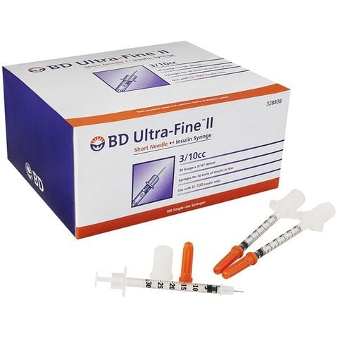 Kim tiểu đường BD Ultra 0.3 (hộp 100 cái)