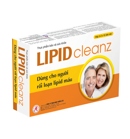 Lipid Cleanz - Hộ trợ giảm cholesterol máu, hỗ trợ giảm nguy cơ xơ vữa động mạch
