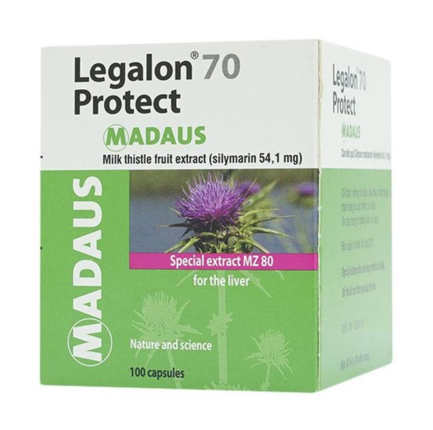 Viên nang Legalon 70 Madaus điều trị bệnh gan, nhiễm độc gan (10 vỉ x 10 viên)